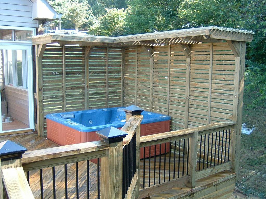 Deck Designs Deck Designs To Support A Hot Tub